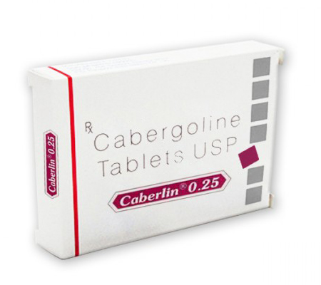 Antiestrogens Caberlin 0.25 mg Cabaser Sun Pharma