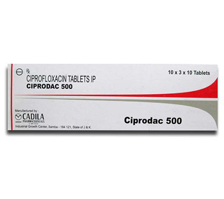 Antibiotics Ciprodac 500 mg Cipro Cadila Pharmaceuticals