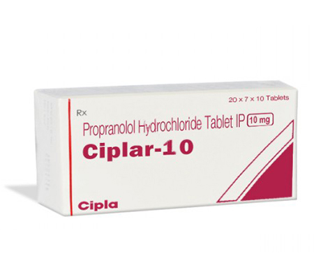 Blood Pressure Ciplar 10 mg Inderal Cipla