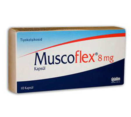 Pain Management Muscoflex 8 mg Muscoflex Bilim Pharmaceuticals