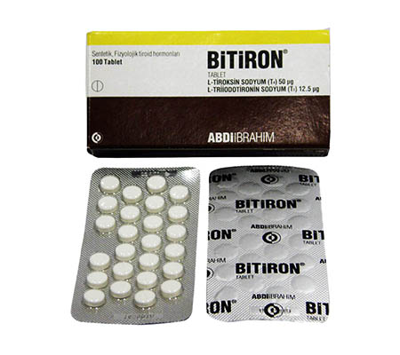 Thyroid Bitiron T3 and T4 Mix 12.5 mcg / 50 mcg T4, L-thyroxine, Synthroid Abdi Ibrahim