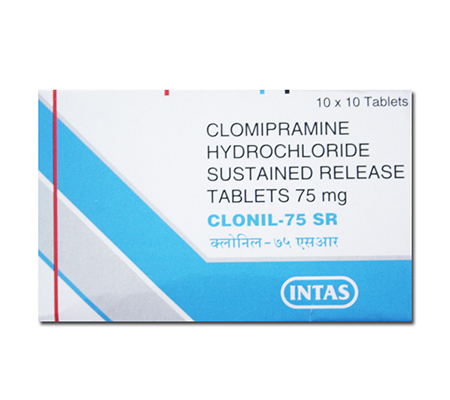 Antidepressants Clonil SR 75 mg Anafranil Intas