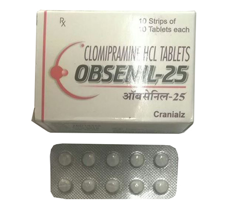 Antidepressants Obsenil 25 mg Anafranil Cranialz