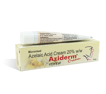 Acne & Skin Care Aziderm Cream 20 % Azelex Micro Labs