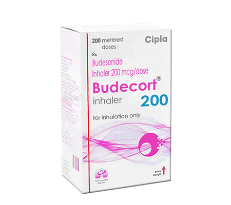 Asthma Budecort Inhaler 200 mcg Pulmicort Cipla