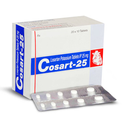 Heart Cosart 25 mg Cozaar Cipla