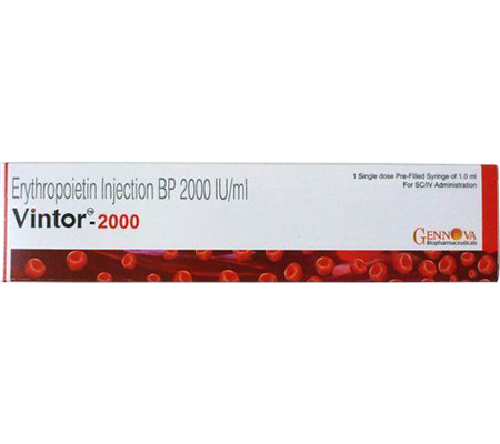 Asthma Vintor 2000 iu Epogen Emcure