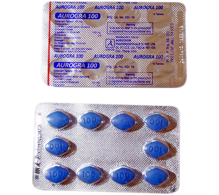 Erectile Dysfunction Aurogra 100 mg Viagra Aurochem Laboratories