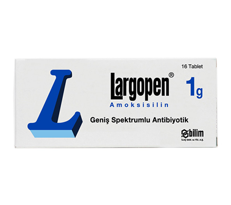 Antibiotics Largopen 1 g Amoxil Bilim Pharmaceuticals