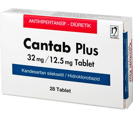 Blood Pressure Cantab Plus 32 mg /12.5 mg Atacand Nobel