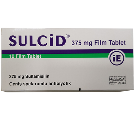 Antibiotics Sulcid 375 mg Sultamicillin Ibrahim Ethem