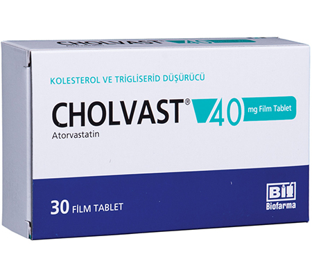 Cholesterol Cholvast 40 mg Lipitor Biofarma