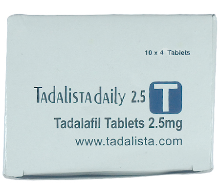 Erectile Dysfunction Tadalista 2.5 mg Cialis Fortune Healthcare