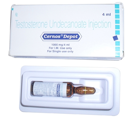 Injectable Steroids Cernos Depot 1000 mg Nebido Sun Pharma