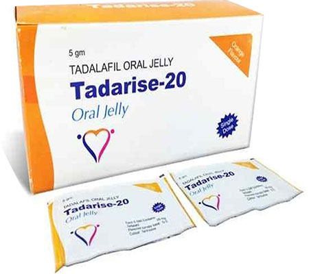 Erectile Dysfunction Tadarise Oral Jelly 20 mg Cialis Sunrise Remedies