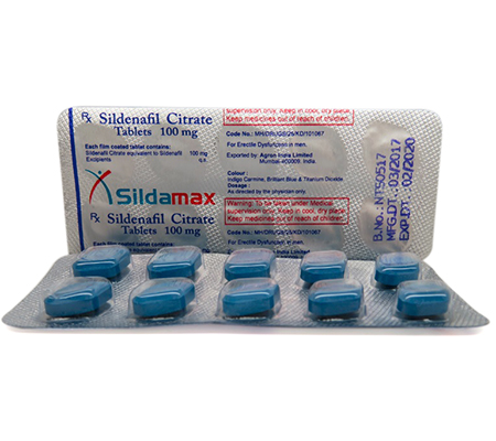 Erectile Dysfunction Sildamax 100 mg Viagra Agron Pharma