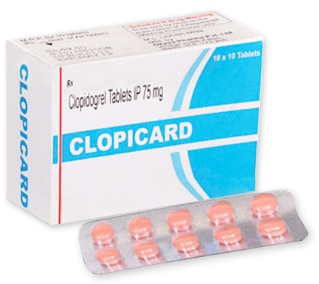 Heart Clopicard 75 mg Plavix Cipla