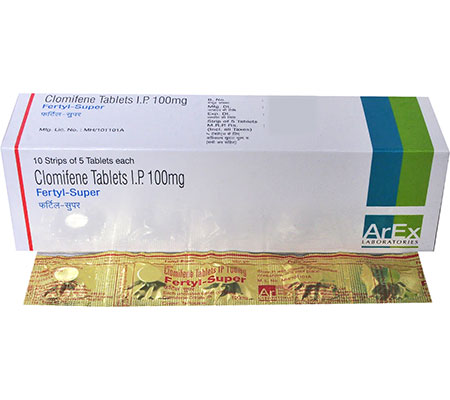 Post Cycle Therapy Fertyl-Super 100 mg Clomid Ar-Ex Laboratories