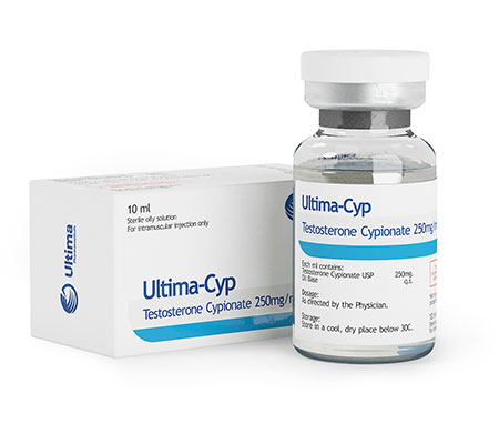 Injectable Steroids Ultima-Cyp 250 mg Testosterone Cypionate Ultima Pharmaceuticals