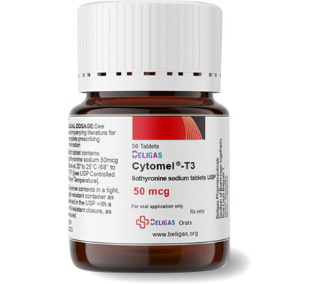 Ancilaries / Cycle Support Cytomel-T3 50 mcg T3, Tiromel, Cytomel Beligas