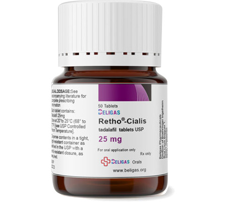 ED Pills Retho-Cialis 25 mg Cialis Beligas