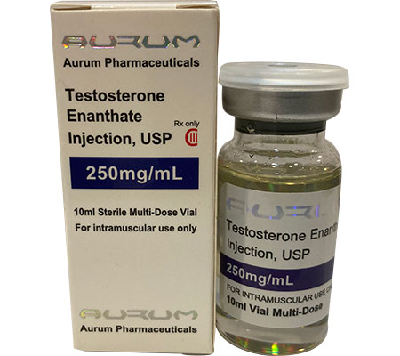 Injectable Steroids Testosterone Enanthate 250 mg Testosterone Enanthate Aurum Pharmaceuticals