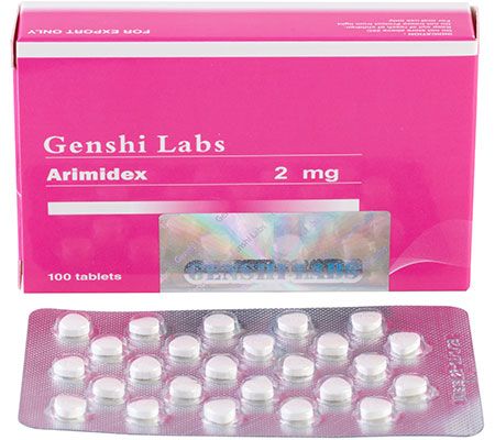 Antiestrogens Arimidex 2 mg Arimidex Genshi Labs