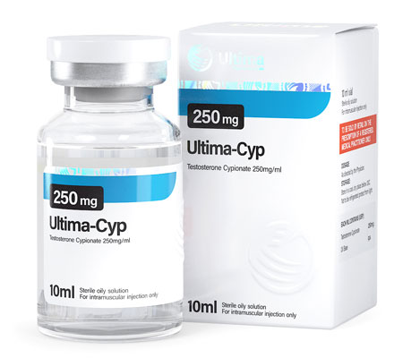 Injectable Steroids Ultima-Cyp 250 mg Testosterone Cypionate Ultima Pharmaceuticals