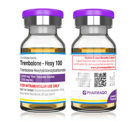 Injectable Steroids Trenbolone-Hexy 100 mg Parabolan Pharmaqo Labs