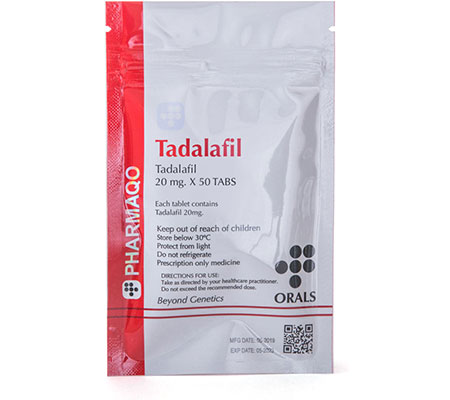 ED Pills Tadalafil 20 mg Cialis Pharmaqo Labs